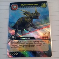 Upper Deck Dinosaur King Card DKCG 155 Styracosaurus Dinosaur 