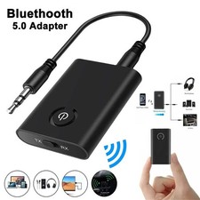2 in 1 Wireless 5.0 Bluetooth Transmitter Receiver Adapter Audio 3.5mm Jack Aux