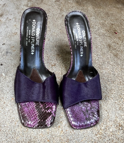Donald pliner mules sz - donald,