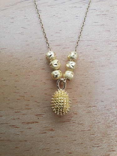 Ladies gold plated - gold, necklace