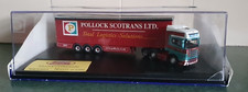 OXFORD DIECAST SCA02CS POLLOCK SCOTLAND SCANIA TRUCK TRAILER R420 BOXED.        