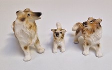Vintage bone china collie - ,