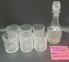 Vintage lead crystal decanter - vintage,