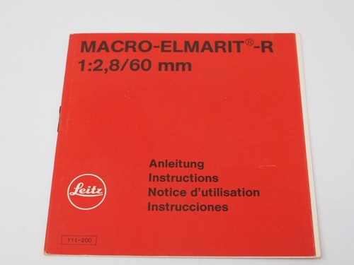 Leica macro elmarit - leica, 60mm