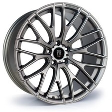 19" RIVER R-10 ALLOY WHEELS FITS VW GOLF PASSAT CADDY EOS SEAT GUNMETAL