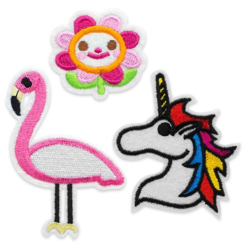 Piece set patches iron on - 3-piece,