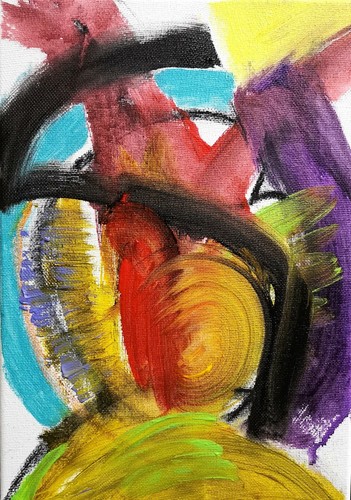 Abstract expressionist - abstract,