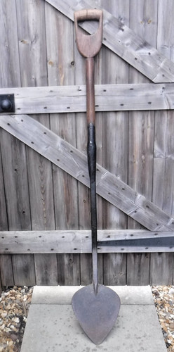 Antique turfing iron turf - turfing,