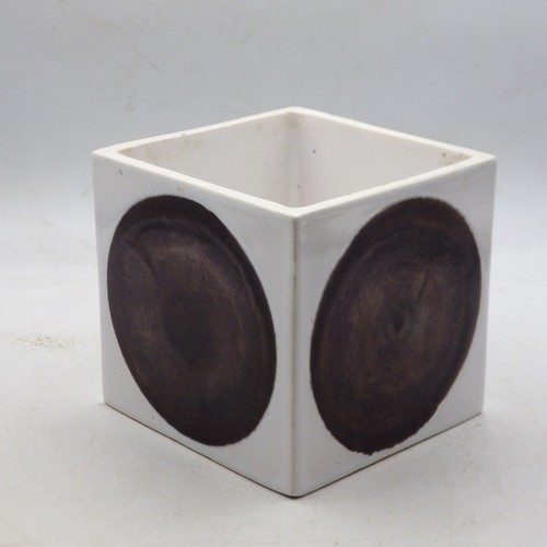 Troika pottery 1970s grey spot - pottery,