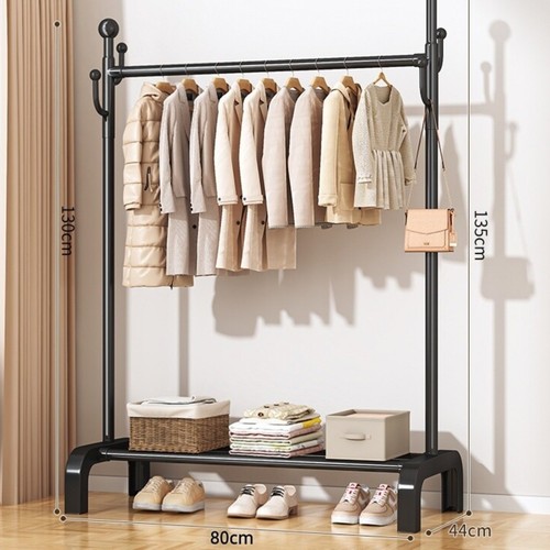 Freestanding clothes rack with - clothes,