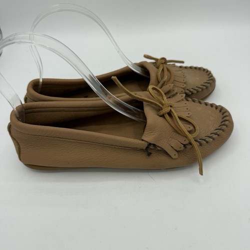 Minnetonka leather moccasins - leather,