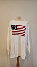 American USA Knitted Flag on