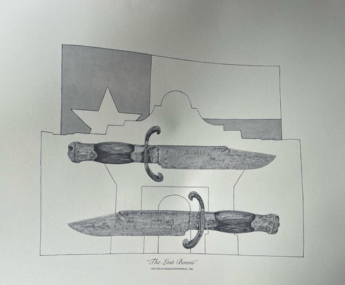 The lost bowie - knife, print