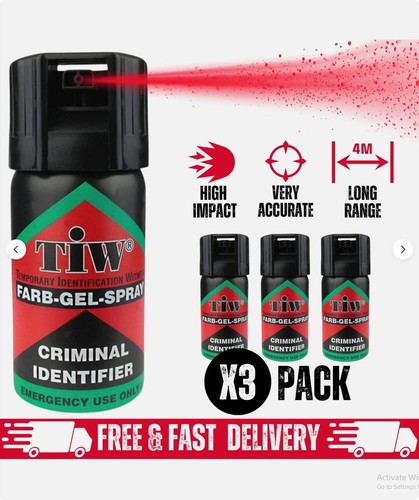 Tiw farb gel - 3x,