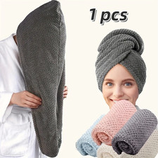 1pcs Solid Color Hair Towel