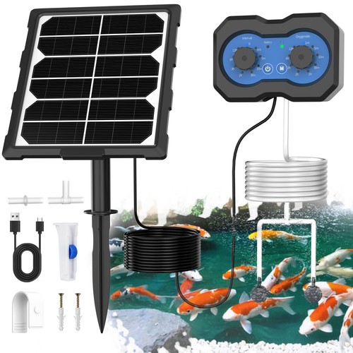 Solar powered oxygenator - powered,