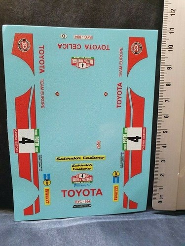 Decals toyota celica - decals, 2000