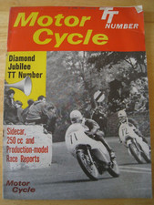 MOTOR CYCLE MAGAZINE JUN 1967 DIAMOND JUBILEE TT NUMBER SIDECAR 250cc MODEL RACE