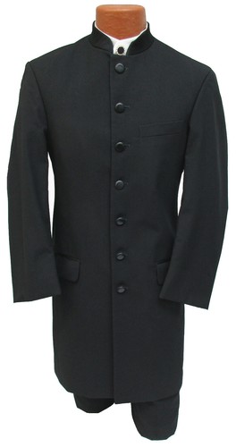 Men long black tuxedo - men's,