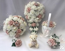 Wedding flowers ivory - flowers, rose
