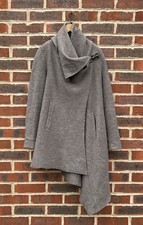 AllSaints Ladies Woolen LENDRA Coat UK6 US2 Monument All Saints