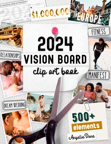 2024 vision board - vision, art