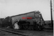 PHOTO  EXMOUTH JUNCTION MPD 25.2.63 SR  'BATTLE OF BRITAIN' 34083 '605 SQUADRON'