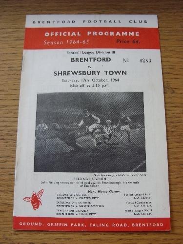 1964 brentford v - brentford,