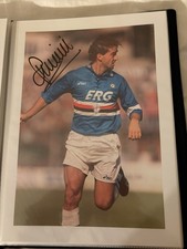 Roberto Mancini Hand Signed