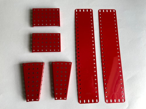 Original meccano red part - red, #197