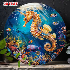 SEAHORSE INSPIRED - Round