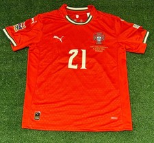 PORTUGAL 2025 NATION LEAGUE WINNING SHIRT DIOGO J 21 MATCH DETAILS & PATCHES NEW
