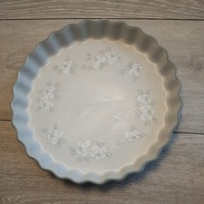 Garlande - Fleur de Lune- Stoneware - pie/flan dish. Made In Japan