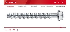 HILTI HUS-HR 14 x 80mm 290181