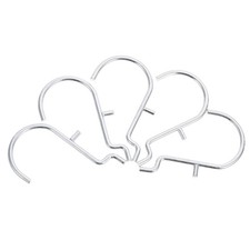 5 Pcs Metal Pegboard Hangers Hooks for Organizing Tools and Sports Equipment