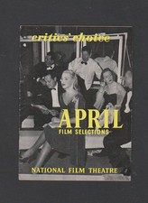 Vintage LANA TURNER BUSTER KEATON National Film Theatre Mag" 1952