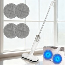 Electric Floating Mop Rechargeable Mop Cordless Floor Cleaner With Cleaning Pads