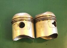 Triumph 3T 1945/51 348cc NOS Original Pistons High Compression. STD, 9 to 1