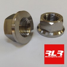 Honda titanium axle nut - titanium,