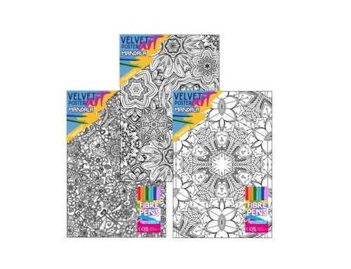Large velvet colouring - 3,