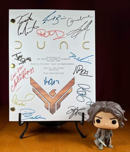 Dune 2021 script signed - 2021, signed-