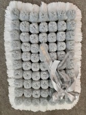 baby pom pom  blanket handmade