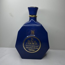 Long John Royal Choice 21-Year-Old Blended Scotch Whisky Spode Ceramic Decanter
