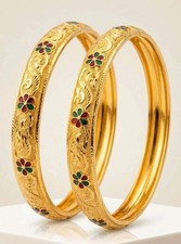 Ethnic Bangles 22k Gold Plated