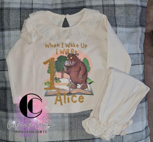 Custom gruffalo birthday pjs - gruffalo,