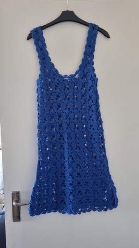 Bnwot zara cobalt blue crochet - zara,