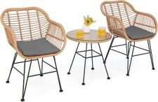 3-Piece Rattan Garden