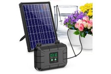 Solar Drip Irrigation System Kit Greenhouse Auto Plant Self Watering Device
