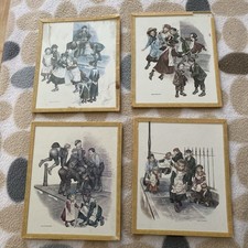 4 Framed Ronald Embleton  prints