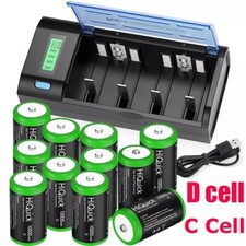 5000mAh/10000mAh C D Size Cell Ni-MH Rechargeable Batteries /Battery Charger